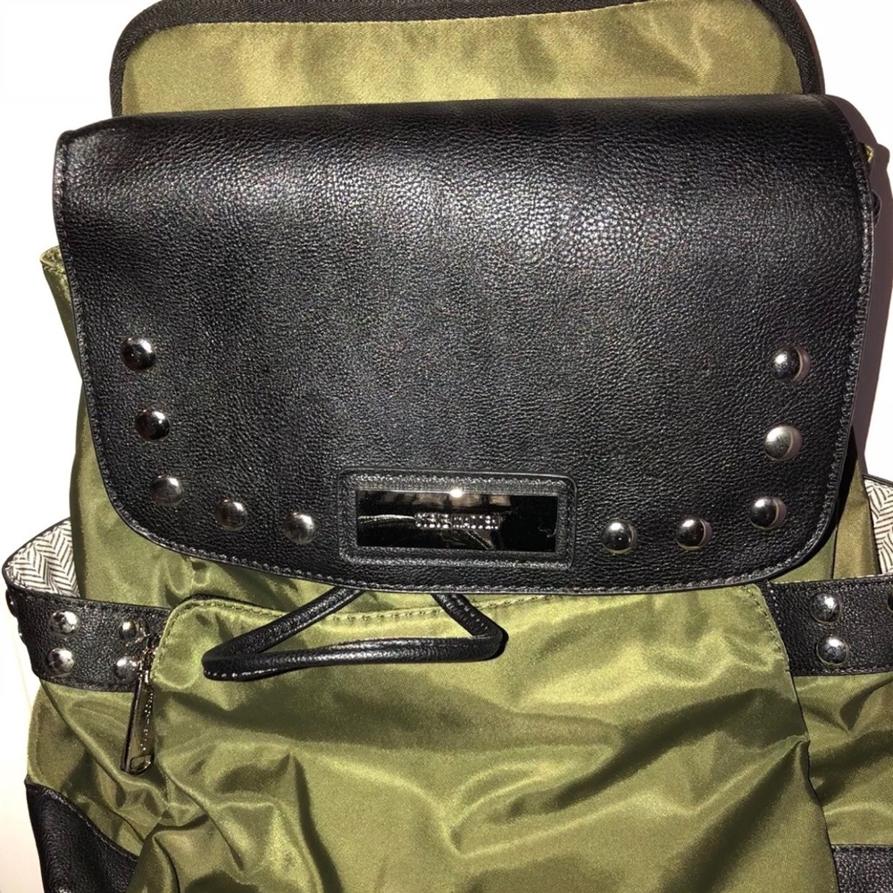 Steve Madden olive green backpack